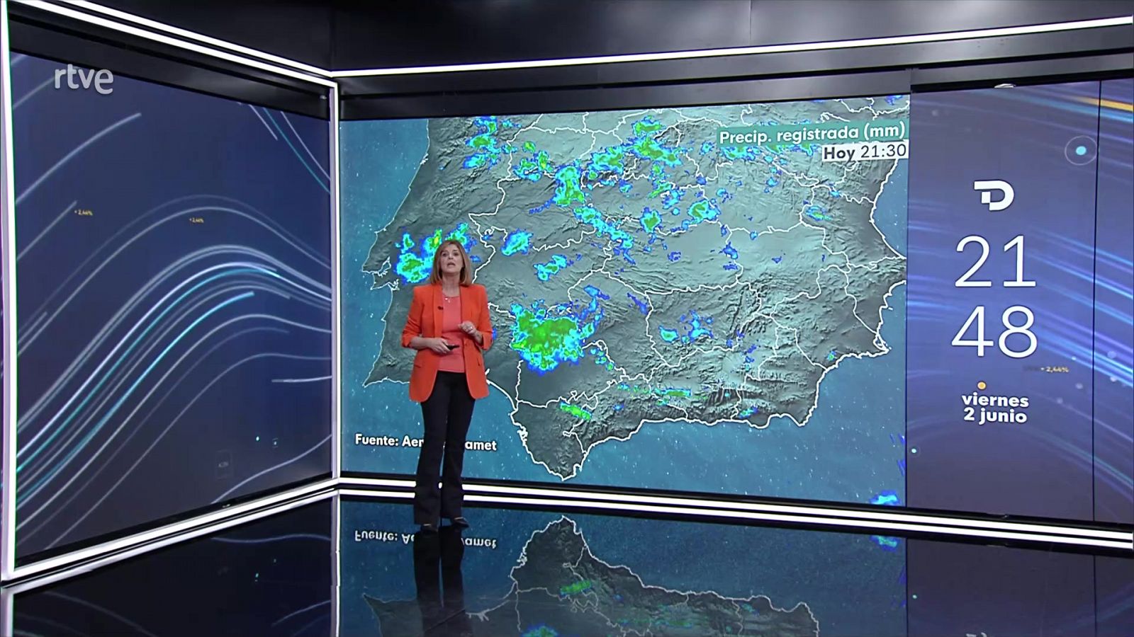 El tiempo: Probabilidad de chubascos y tormentas localmente fuertes en buena parte del interior peninsular y Baleares | RTVE Play