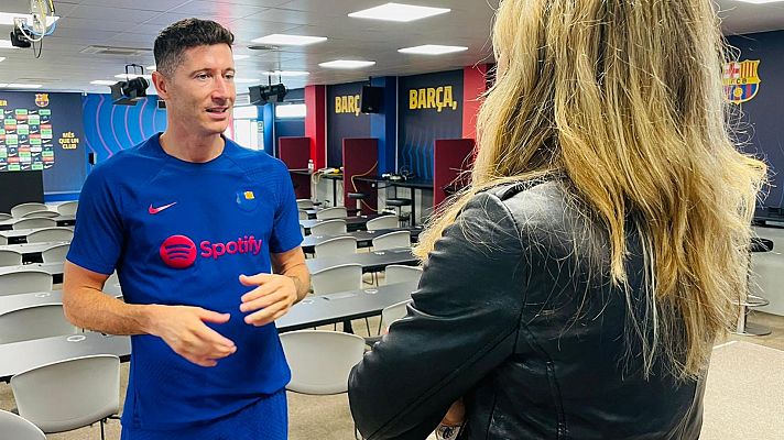 Lewandowski, a RTVE sobre el posible regreso de Messi: "Espero que vuelva"