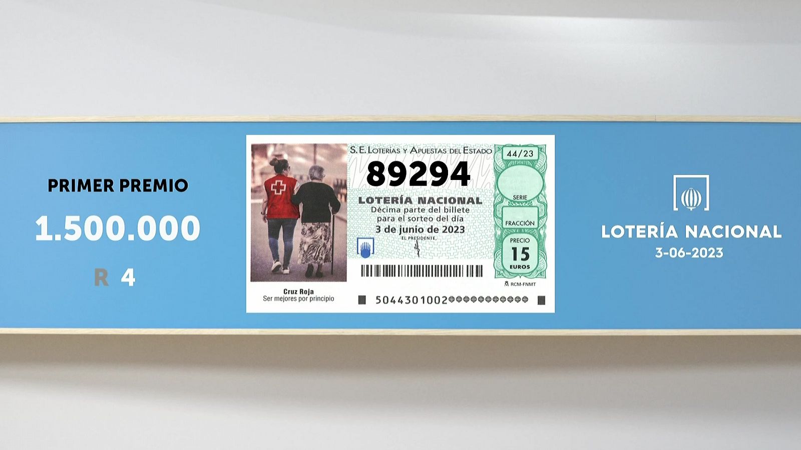 Sorteo de La Lotería Nacional: 03/06/2023