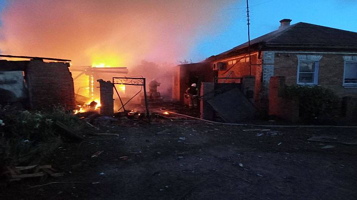 Telediario Fin de Semana - Aumentan los ataques con drones sobre territorio ruso