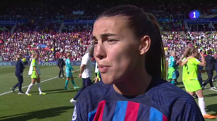 Champions League - Patri Guijarro: ''El entrenador nos dijo en el descanso que nos lo creyésemos, que iba a llegar''