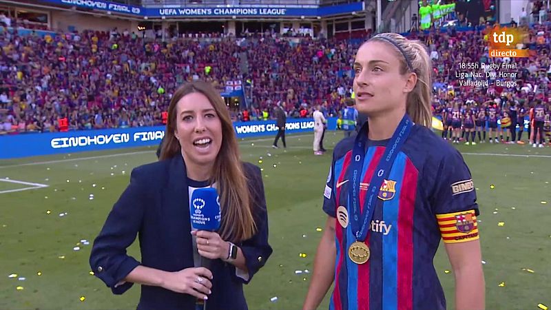 Alexia Putellas: 'Ganar la Champions este año era el objetivo desde que acabó la final de Turin el curso pasado''