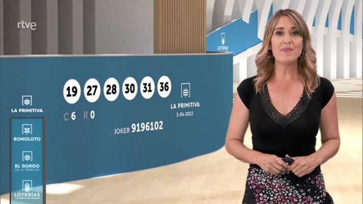 Loterías - Sorteo de la Bonoloto y Primitiva del 03/06/2023