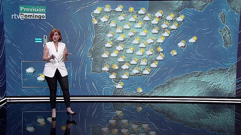 Probabilidad de chubascos y tormentas localmente fuertes en el interior de la mitad norte, mitad este y Baleares - ver ahora