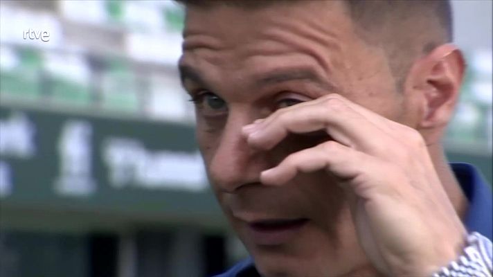 Telediario Fin de Semana - Las lágrimas de Joaquín previas a su despedida del fútbol