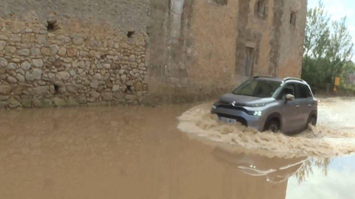Telediario Fin de Semana - Tarde de tormentas, granizos e inundaciones en varios puntos de España