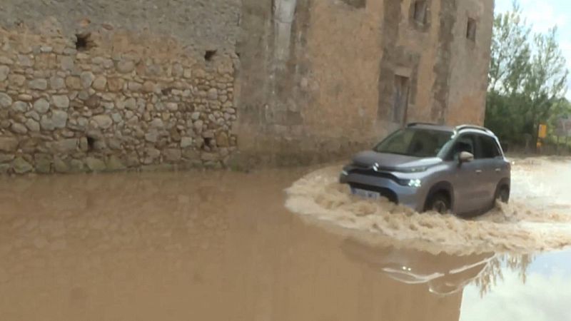 Tarde de tormentas, granizos e inundaciones en varios puntos de España