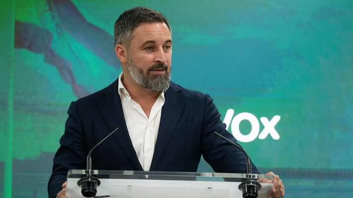Telediario 1 - Vox critica la "estrategia" del PP de no formar gobiernos autonómicos y municipales hasta después del 23J