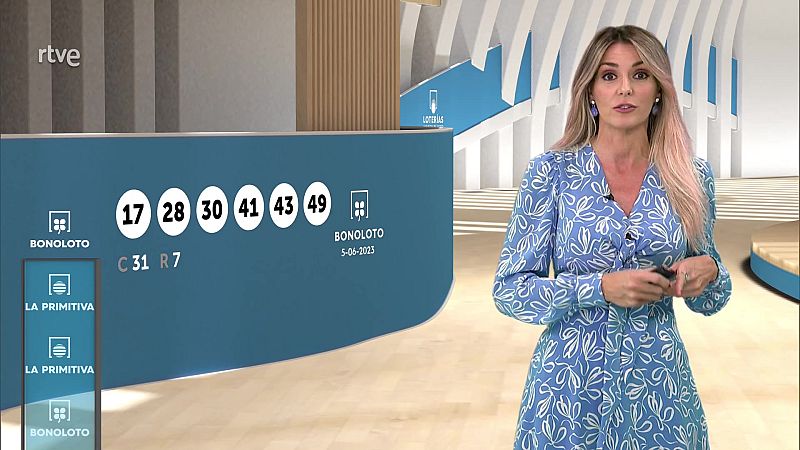 Sorteo de la Bonoloto y Primitiva del 05/06/2023 - ver ahora