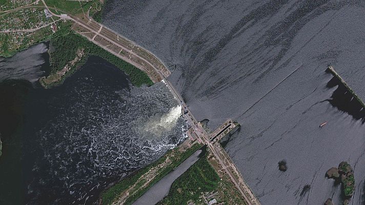 Destrucción de una presa en Ucrania: "Puede afectar hasta 80 localidades, dejando sin agua y electricidad"