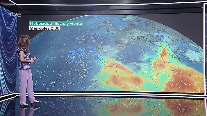 En Canarias, precipitaciones localmente fuertes o persistentes e intervalos de viento fuerte en las islas de mayor relieve