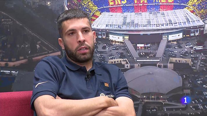 Telediario 1 - Jordi Alba, a RTVE: "He hecho todo lo posible por ayudar al club"