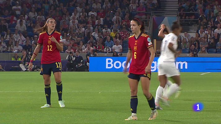 Telediario 1 - Aitana Bonmatí, Sandra Paños y Mariona Caldentey, dispuestas a volver a jugar con España