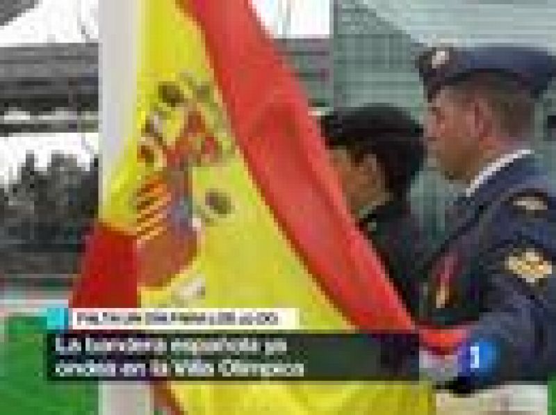 La bandera española ondea en Vancouver