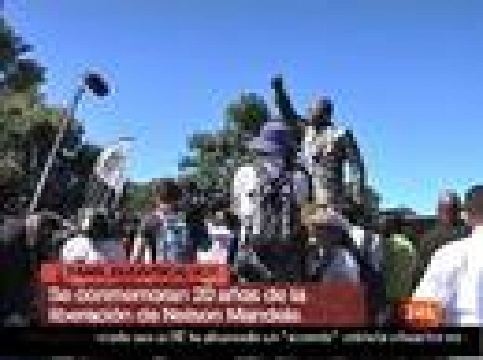 La débil salud de Mandela le aleja de los actos del 20 aniversario de su liberación | Ver