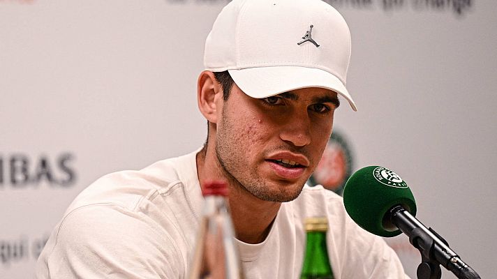 Alcaraz ha sufrido "tirones" ante Djokovic por la "tensión" 