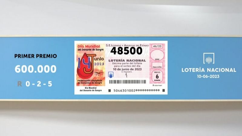 Sorteo de la Loter�a Nacional del 10/06/2023 - Ver ahora