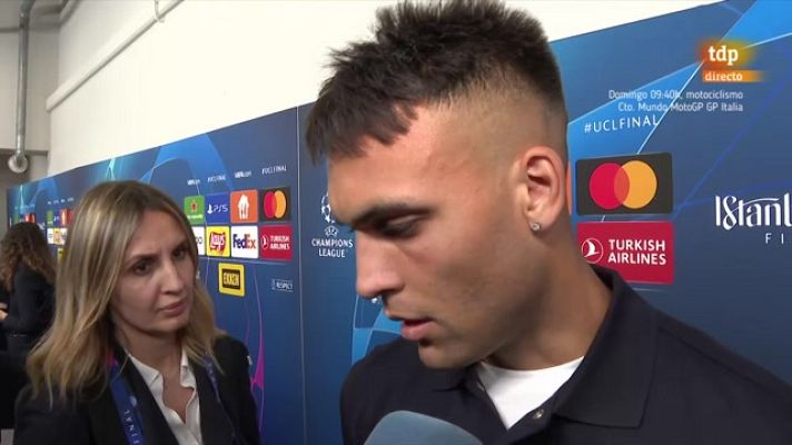 Estudio Estadio - Lautaro Martínez: "Nos faltó muy poco para llevar la copa a Milán"