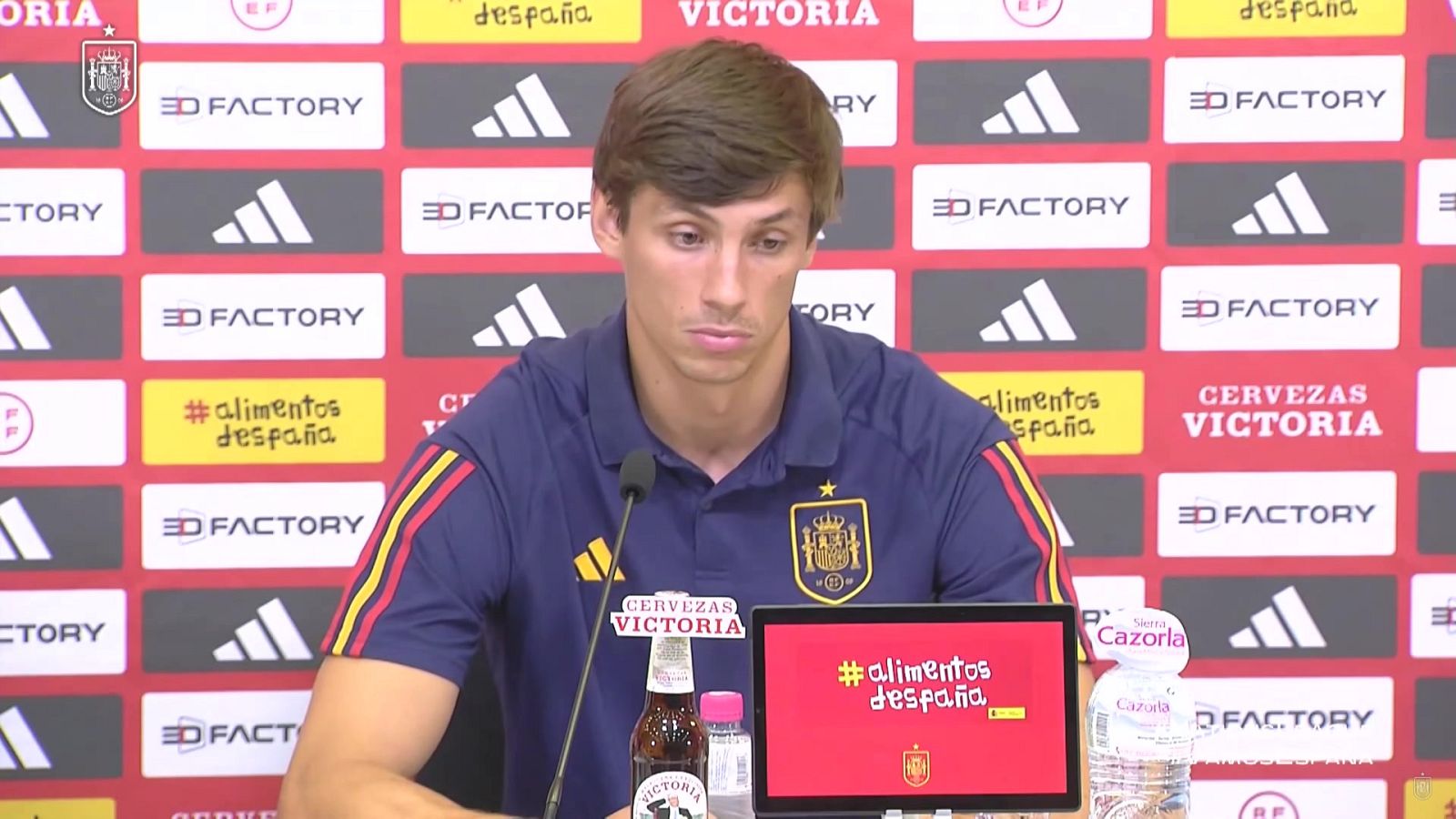 Fútbol - Rueda de prensa jugador selección española - ver ahora