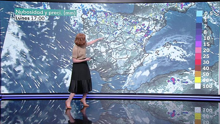 El tiempo - Temperaturas máximas en aumento en general, salvo en la cuenca del Ebro y litoral mediterráneo, donde descenderán