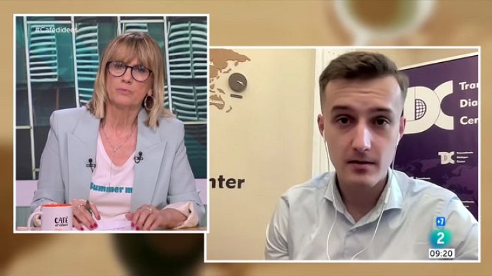 Cafè d'idees - Oleksandr Slyvchuk: "El silenci és per no ajudar a Rússia"