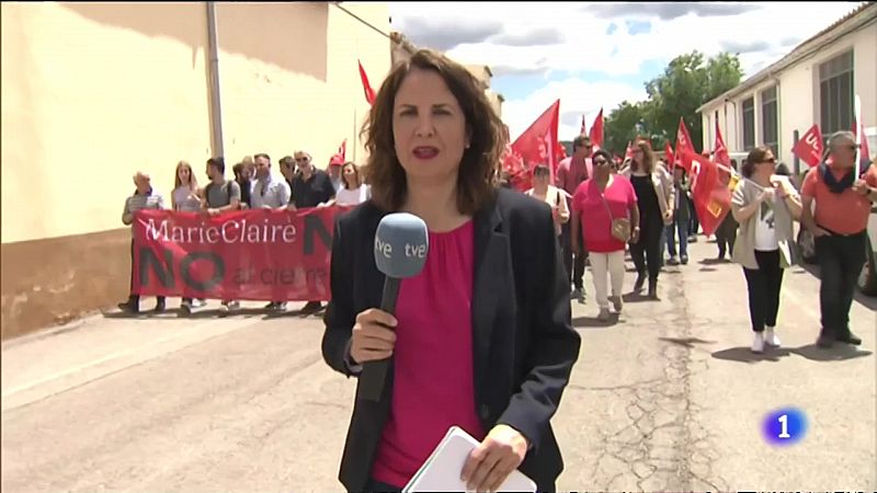 Treballadors de Marie Claire protesten per la prdua continuada d'ocupaci en la comarca