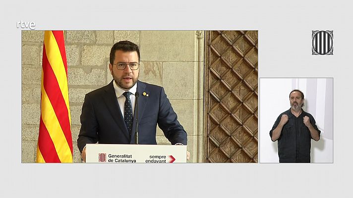Pere Aragonès anuncia la remodelació del Govern