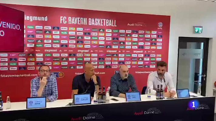 Telediario 1 - Pablo Laso vuelve a los banquillos y será el entrenador del Bayern de Múnich