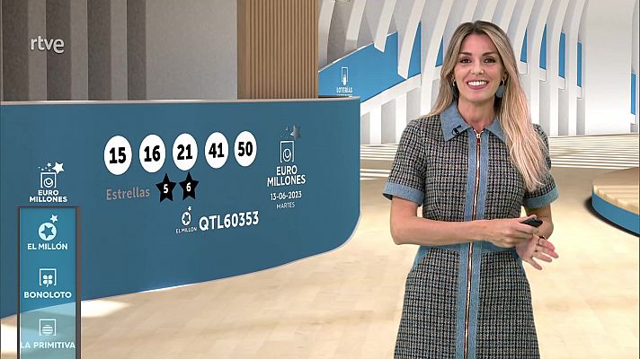 Loterías - Sorteo de la Bonoloto y Euromillones del 13/06/2023