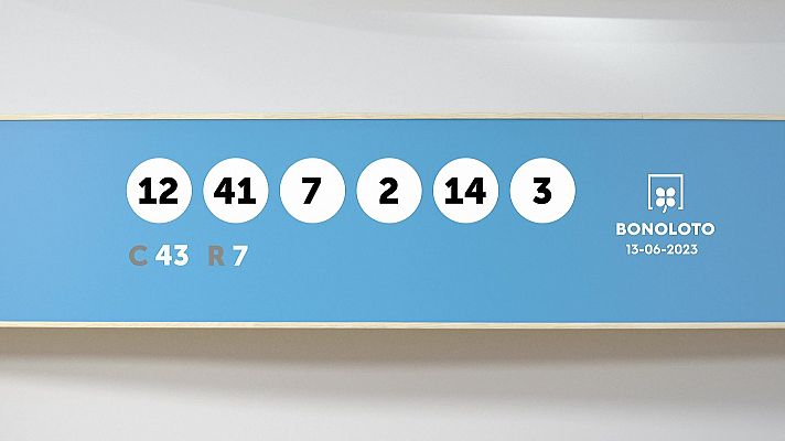 SELAE - Sorteo de la Lotería Bonoloto y Euromillones del 13/06/2023