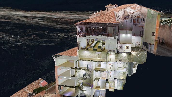 Los pilares del tiempo - Escáner 3D la Casa del Corregidor de Cuenca