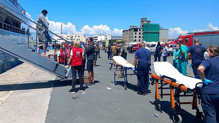 Telediario 1 - Un naufragio frente a costas de Grecia deja al menos 78 migrantes muertos