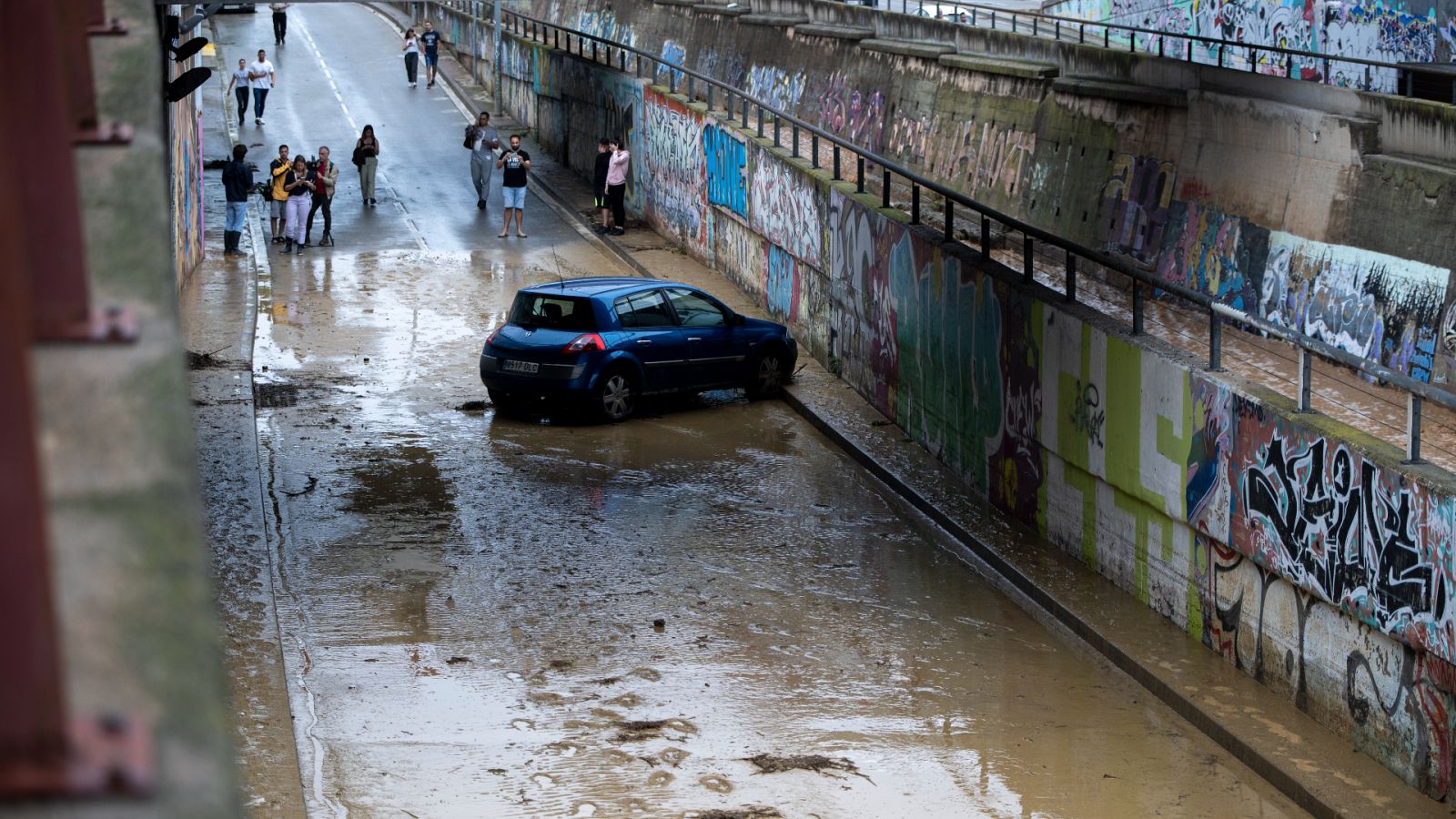 Tras las tormentas en Terrassa, toca reparar los destrozos y cuantificar daños