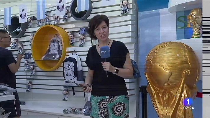 Telediario Matinal - Se desata la 'Messimania' en China