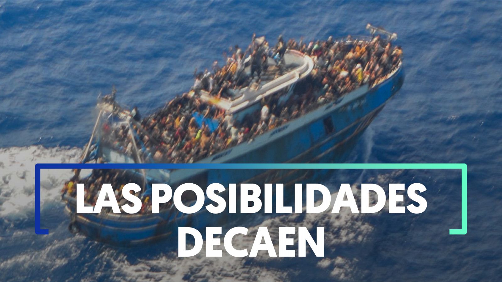 Grecia naufragio: Rescates en helicóptero mientras cientos de migrantes siguen desaparecidos