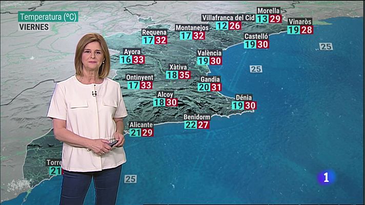 El tiempo en la Comunitat Valenciana 15/06/23