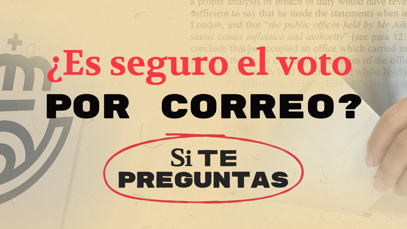 Elecciones 23J: ¿Es seguro el voto por correo?