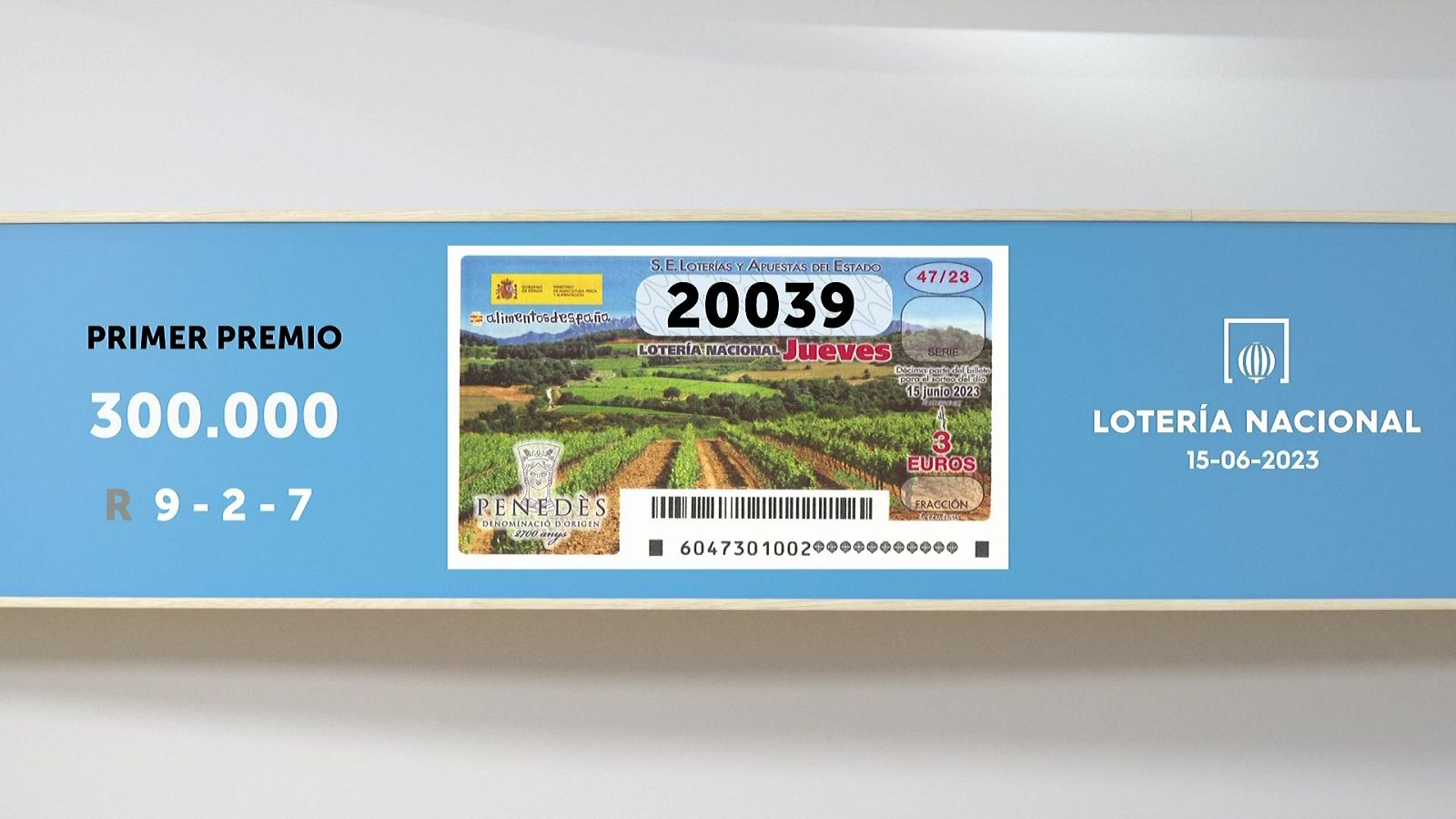 Sorteo de la Lotería Nacional del 15/06/2023 - Ver ahora