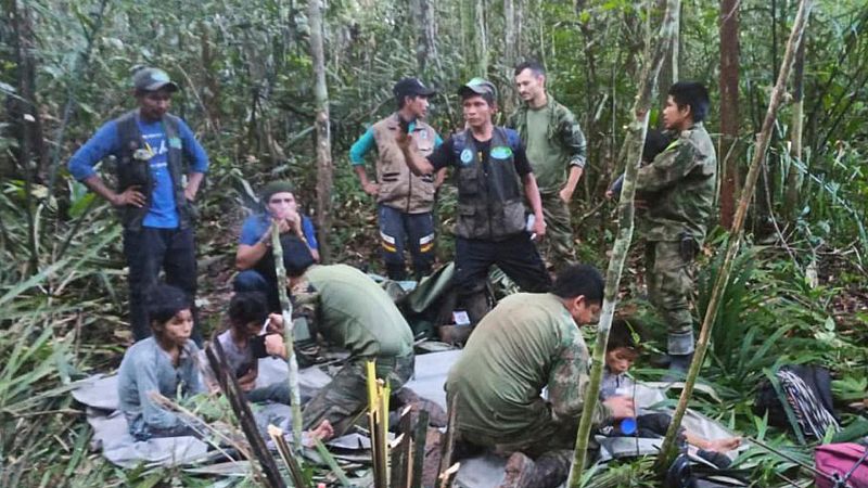 El conocimiento del entorno ayudó a sobrevivir a los niños rescatados en la selva de Colombia