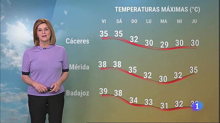 El Tiempo en Extremadura - 16/06/2023