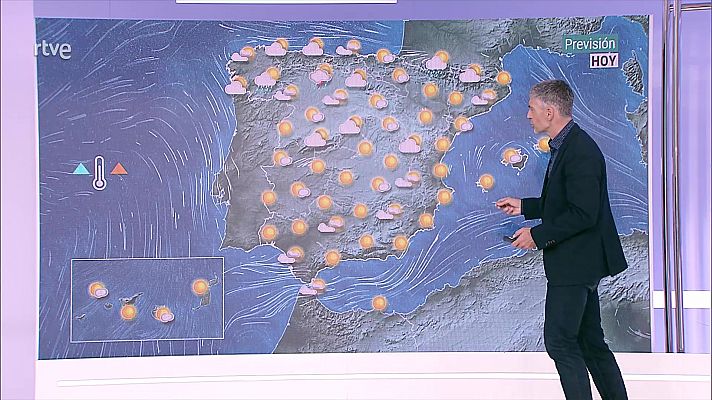 Temperaturas significativamente altas en el suroeste peninsular y valle del Ebro           