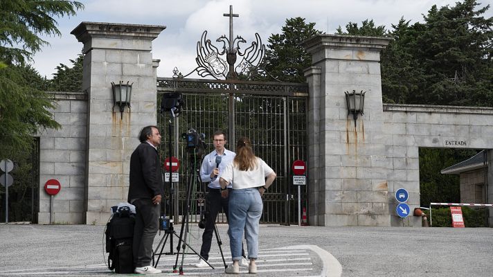 RTVE entra en Cuelgamuros durante las labores de exhumación de víctimas franquistas