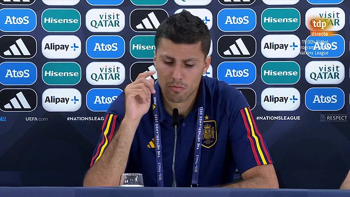 Fútbol - Rodri: ''Sería muy importante el título para tener una mentalidad ganadora en futuros torneos''