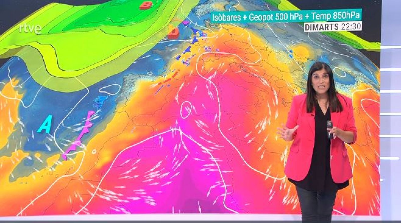 El Temps (19/06/2023) - Sol, núvols, ruixats, pols en suspensió, calor i xafogor