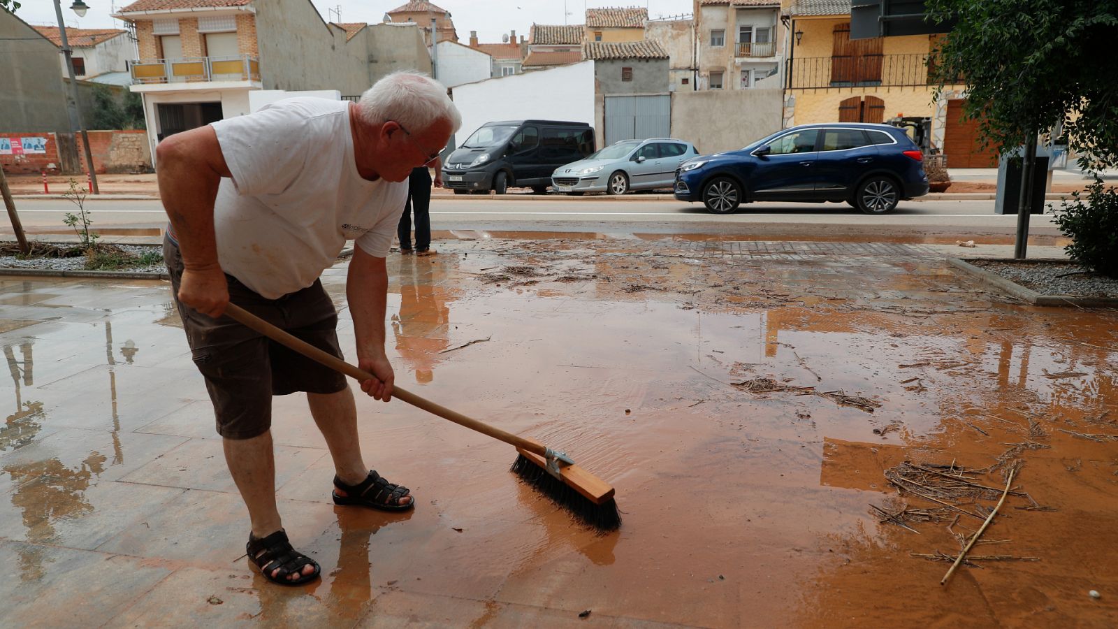 La tormenta eléctrica deja destrozos en Aragón