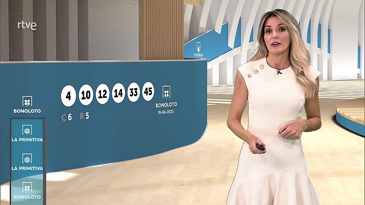Loterías - Sorteo de la Bonoloto y Primitiva del 19/06/2023
