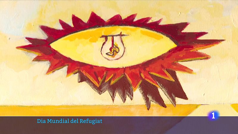 Una reinterpretació del 'Guernica' en el Dia Mundial dels Refugiats