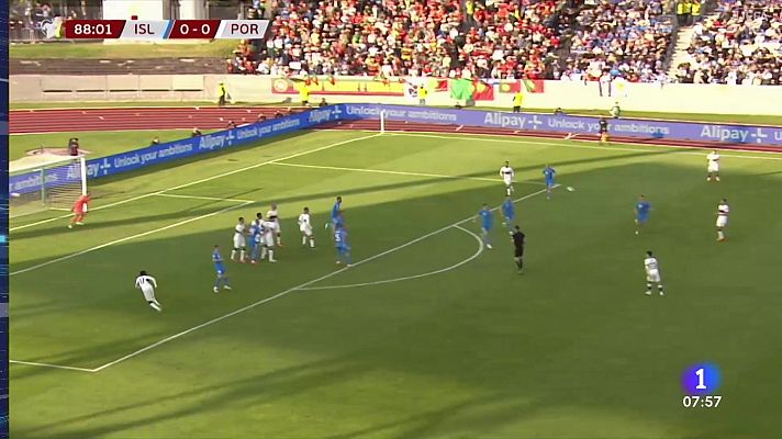 Telediario Matinal - Cristiano Ronaldo: gol, victoria y partido 200 con Portugal