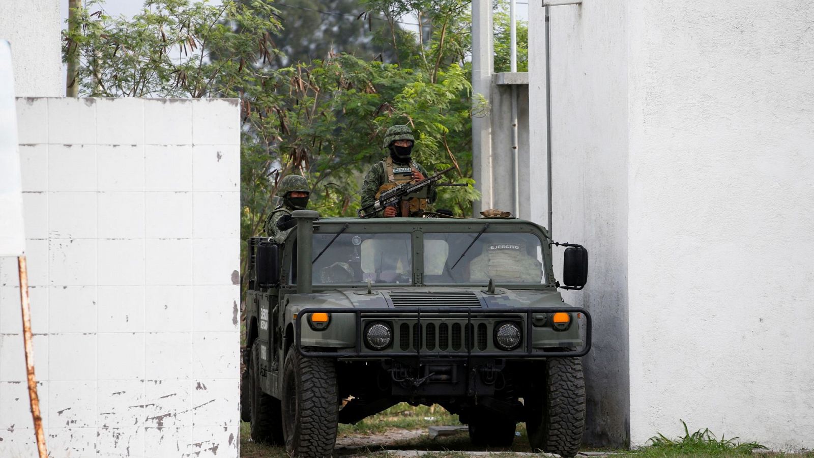 El crimen organizado utiliza tanques