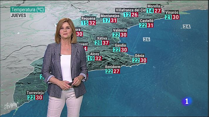 El tiempo en la Comunitat Valenciana 21/06/23